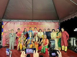 重返台北賓館慶排燈節 吳釗燮：印度人在台廣受歡迎