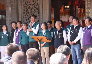 蔡總統輔選曾玟學康世明  中央助苗栗加速改善財政