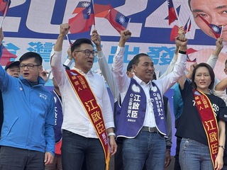江啟臣拚連任  侯友宜盧秀燕推薦建設外交好人才
