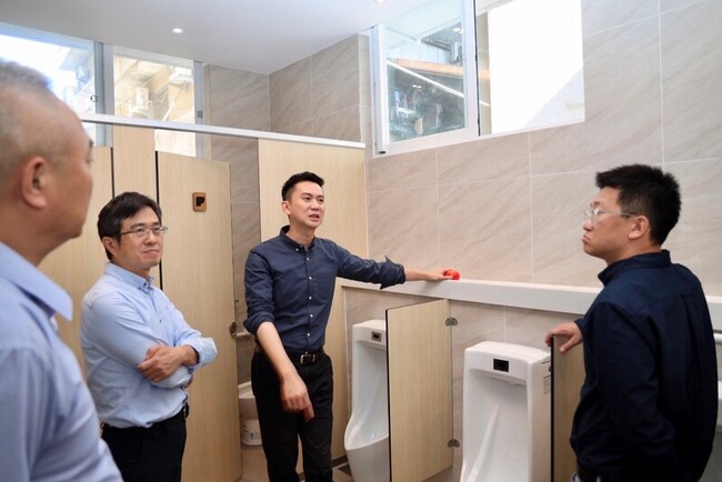 竹北市改善公廁環境  設香氛機增置物台 | 華視新聞