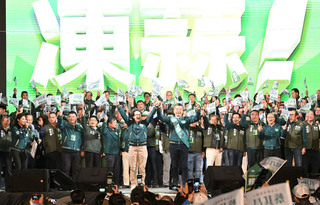 蔡其昌海線競總成立 蕭美琴站台盼守護自由民主