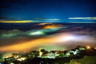 嘉義山區琉璃雲瀑如詩畫 攝影師捕捉秋冬限定美景