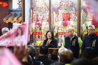 蔡總統：未來世局多變 台灣需要賴清德穩定執政