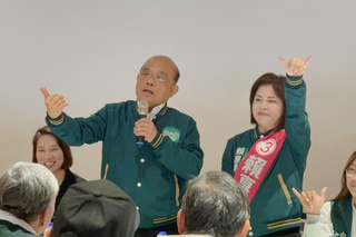 蘇貞昌台南輔選 強調選對人才能穩健成長