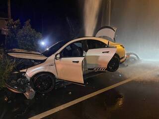 恆春遊客鬥毆2車追逐自撞  釀1死1傷