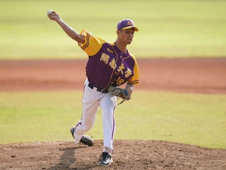 沈家羲新練卡特球 大專聯賽飆154公里助開南搶勝