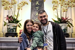 以色列親子KOL入住總統府 跨年賞101煙火