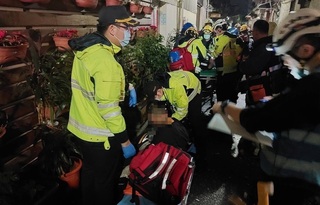 新北三重公寓火警  1男受困幸運獲救