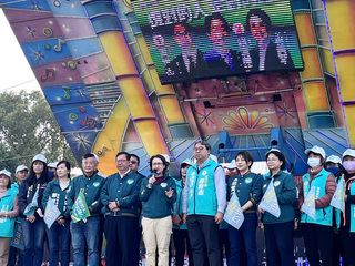 桃園車隊掃街  蕭美琴：國家要往前走需要賴清德