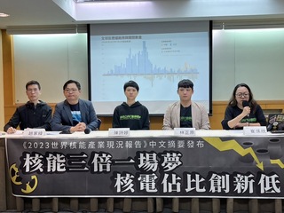 綠盟：COP28結論非核能增3倍 籲總統候選人正視