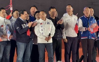 國民黨台南造勢  侯友宜疾呼政黨輪替、民主制衡