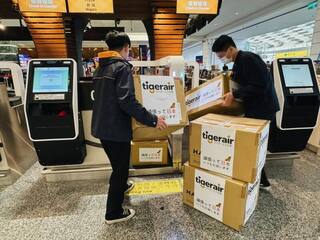 日本能登半島強震 台灣虎航災後飛新潟援送物資