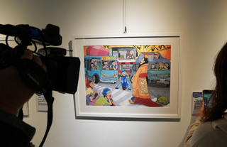 漫畫「帝王條款」作者領獎  感言指會繼續繪畫