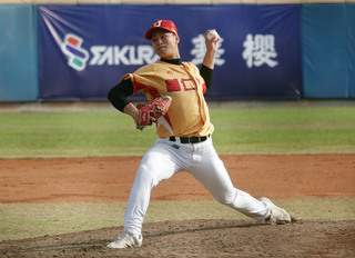 左投游竣䒴大專聯賽完投勝 重訓彌補身材拚選秀
