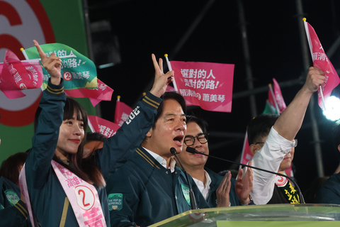 超級星期天高雄隊力挺賴蕭配 蔡英文:開出百萬票