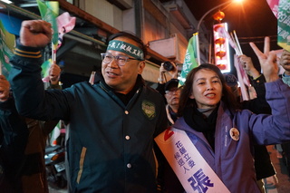 王義川赴花蓮為張美慧助選 傅崐萁辦警消主題夜