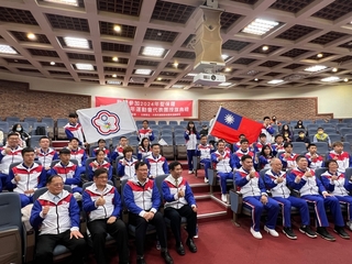 世界聽障青年運動會授旗  游泳小將李翊菱拚佳績