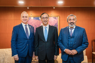 朱立倫晤美眾院台灣連線訪團 延續親美友日和陸路線