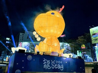 龍年主燈外形遭指四不像 竹市府：卡通風格創意