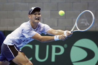 台維斯盃與法國好手較勁很榮幸 吳東霖盼感動家人