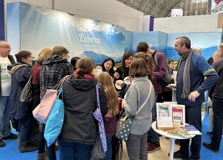 倫敦旅展台灣館推廣親山親海環島 吸引人潮