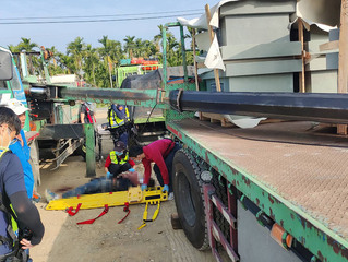 枋寮工地疑吊車吊臂鬆脫 工人頭部遭砸送醫不治