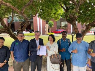 大馬社運團體見美大使  提出調停以巴訴求