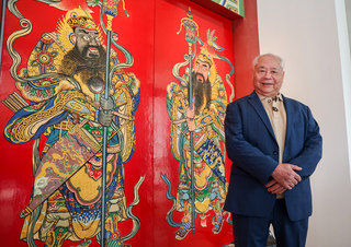 史博館門神有故事 畫師莊武男62年後再提筆