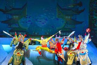 紙風車澎湖春節公演哪吒鬧龍宮 吸引滿場民眾