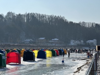 大雪澆不熄平昌鱒魚祭熱情 帶動數千萬觀光財