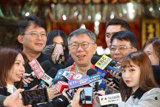 蔡壁如任台中市政顧問 柯文哲：找時間拜訪盧秀燕