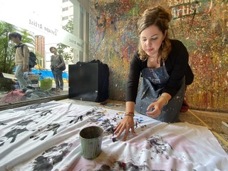 以色列藝術家在台聲援受難人民  盼傳遞互助精神