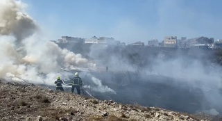 澎湖東衛水庫旁雜草火警  近3小時獲控制