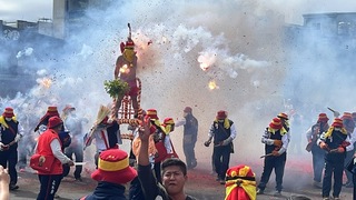 首炸肉身寒單 台東鬧元宵揭序幕
