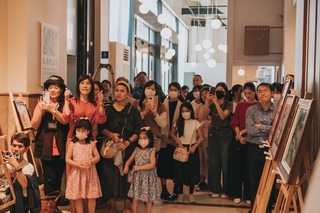 「記憶中的37巷」畫展 重現舊時高雄旗鼓鹽街景