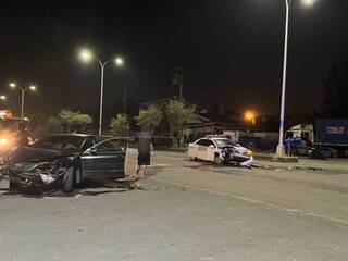 台中男開車闖紅燈甩警攔查撞社區巡邏車 警查獲毒品