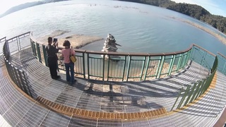 日月潭九蛙近全露 大觀電廠：水情正常仍請節約