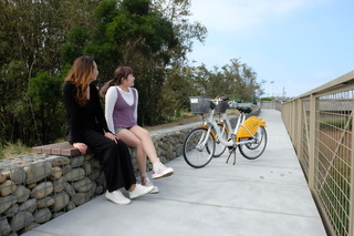 竹市海山港路人行環境改善 附掛式棧道完工啟用