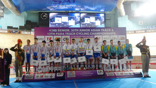 亞洲自由車場地錦標賽 台首日奪1金2銅