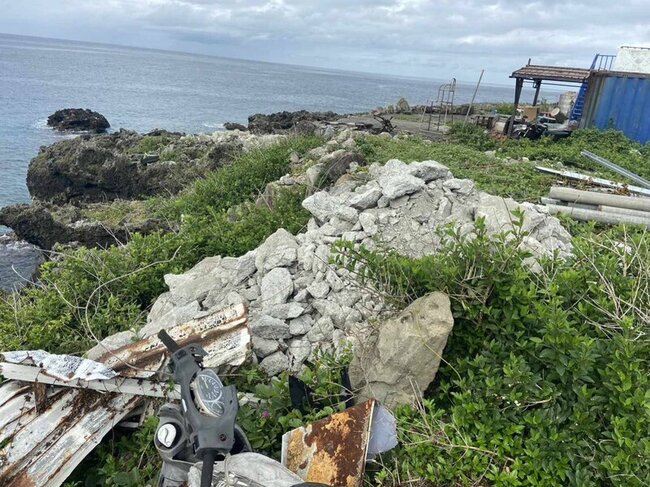 蘭嶼海邊堆置水泥塊 鄉公所澄清為廠商暫時堆放 | 華視新聞