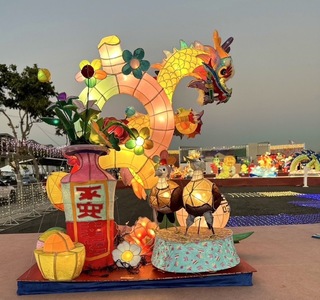 青年國中全國花燈競賽獲佳績 花10個月製作