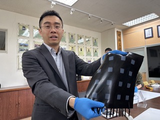 興大研發自發電變形觸覺面板  可應用機器人皮膚