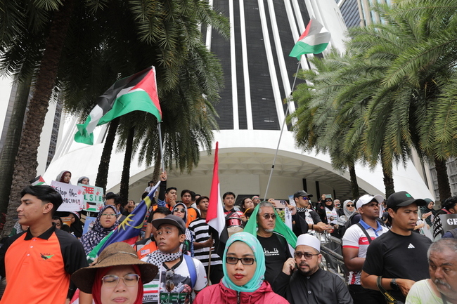 馬來西亞社運團體再上街頭 逾千人聲援巴勒斯坦 | 華視新聞