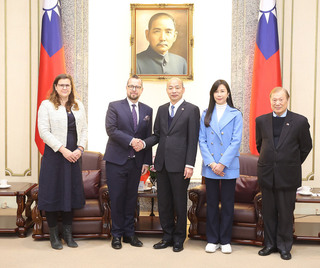 韓國瑜接見捷克駐台代表 盼持續深化雙邊交流合作