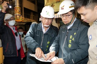 台南工地路塌  黃偉哲指示全面檢測皇龍建設建案