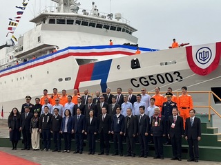 雲林艦交船 蔡總統：傳達台灣堅守民主、自由決心