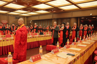 上海靜安寺新春祈福活動 台商祈願兩岸和平