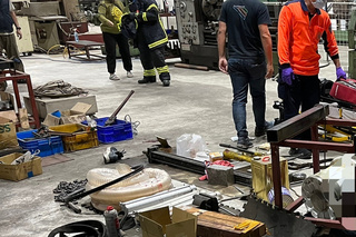 台南工安意外 疑鋁圈噴出砸員工釀1死1傷