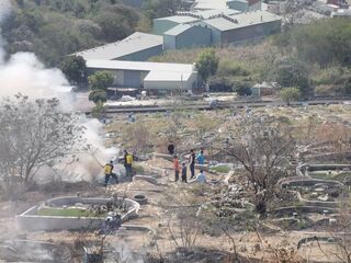 台中單日公墓火警逾26件 消防無人機加強執法