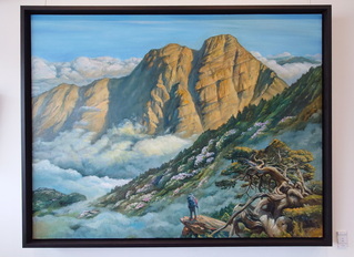 畫家王德合登覽50餘座台灣百岳 畫山畫樹畫出感動